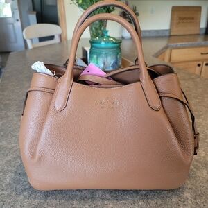 Kate Spade Large Dumpling Satchel Tote Purse Crossbody Bag BNWT